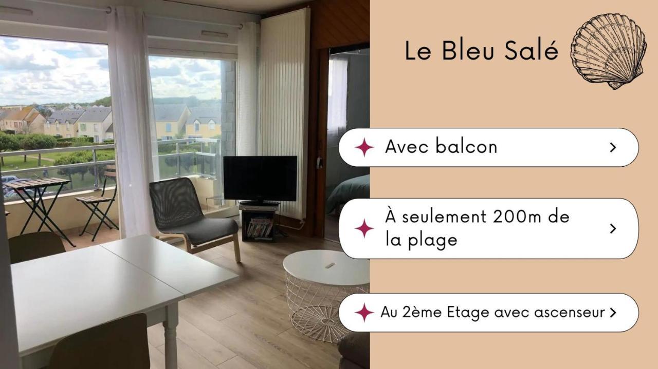 Bleu Sale - F2 Courseulles Avec Balcon Courseulles-sur-Mer Exterior foto